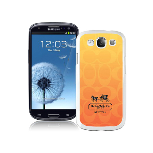 Coach In Signature Orange Samsung Galaxy S3 9300 BGC | Women